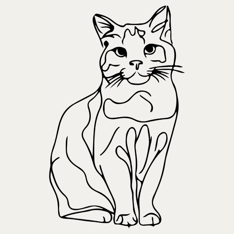 Cat_ dessin au trait