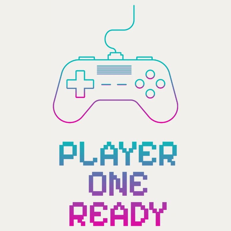 Neon Gaming Controller Design
