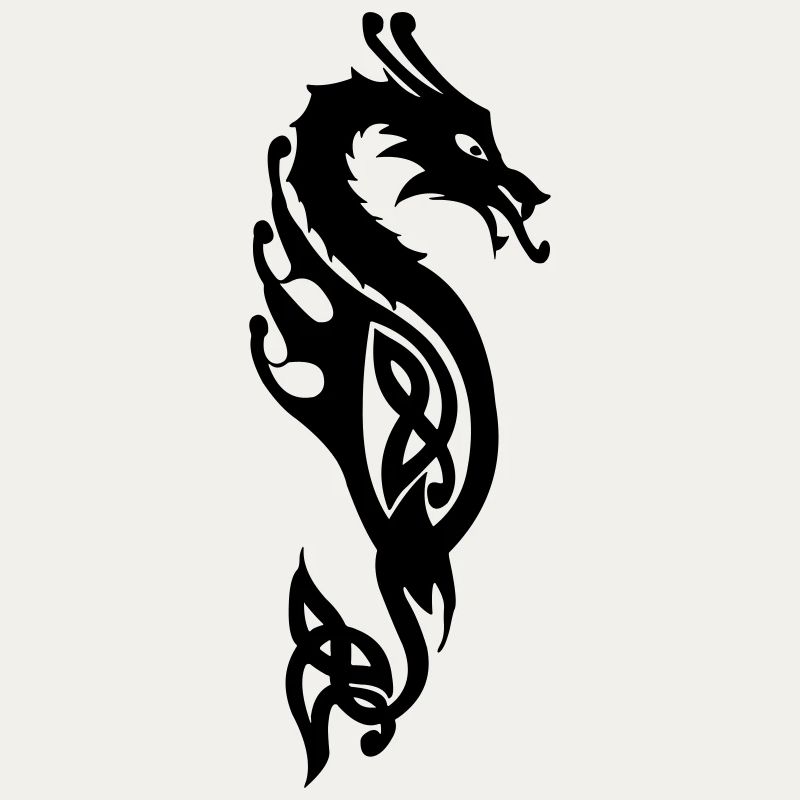 Monströse Seeschlange oder Drachenvektor