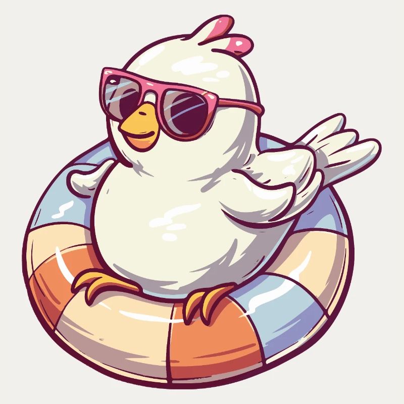 Taube Vogel Comic Cool