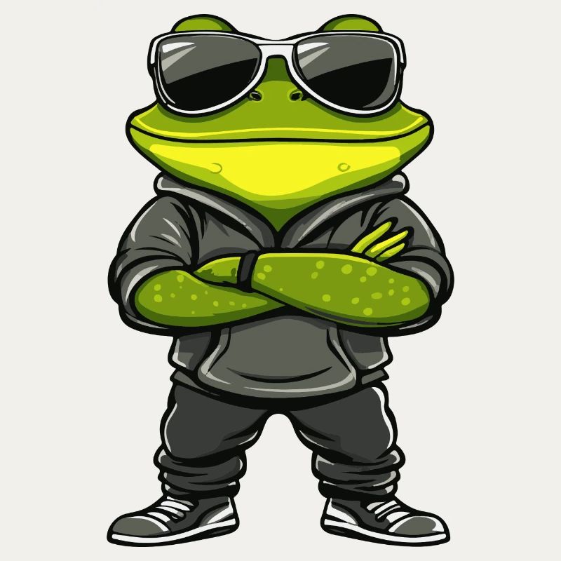 Frog Comic Cool