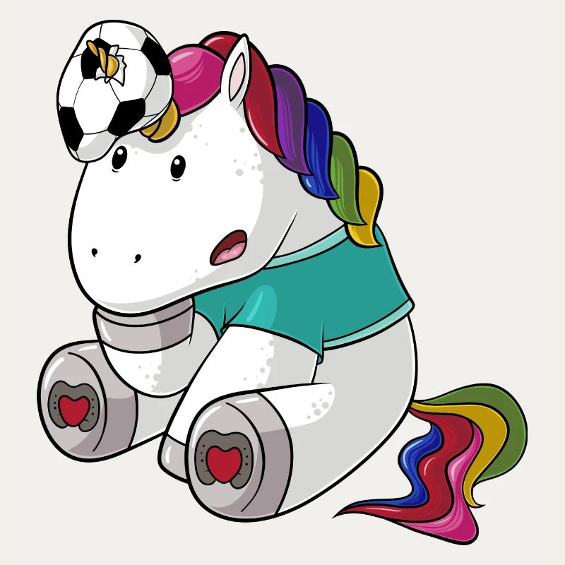 Heading comic unicorn