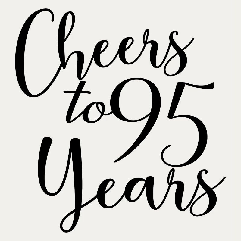 Vive le 95e anniversaire de 95 ans
