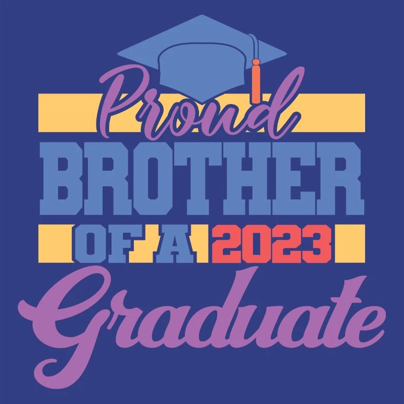 Stolzer Bruder eines Abschlussgeschenks 2023