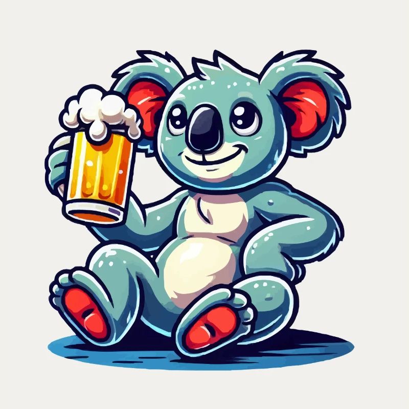 koalabär bier comic