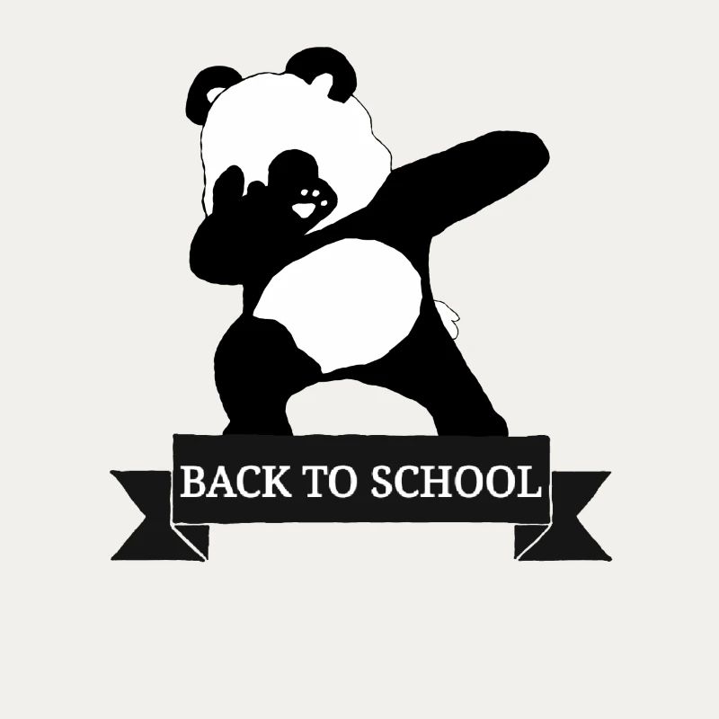 School start dabbender Panda School start School Dab