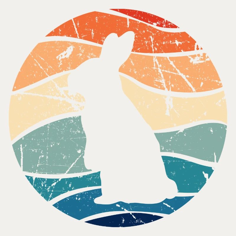 Rabbit Easter Retro Gift