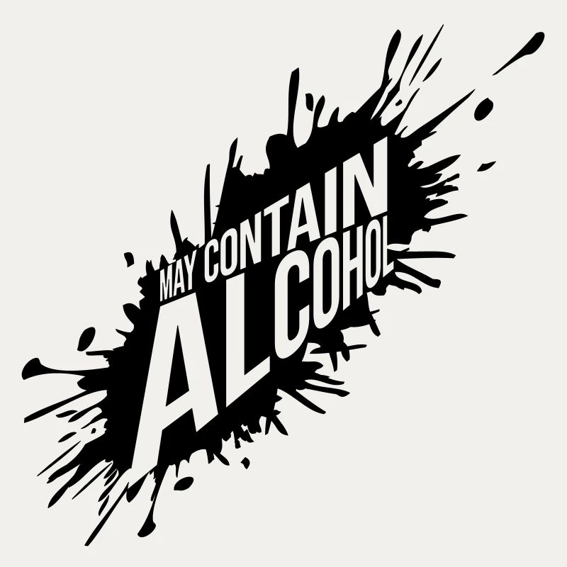 May Contain Alcohol Farbklecks