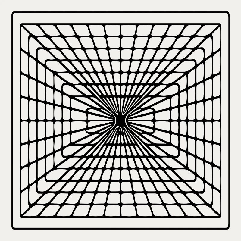 Geometric square lines