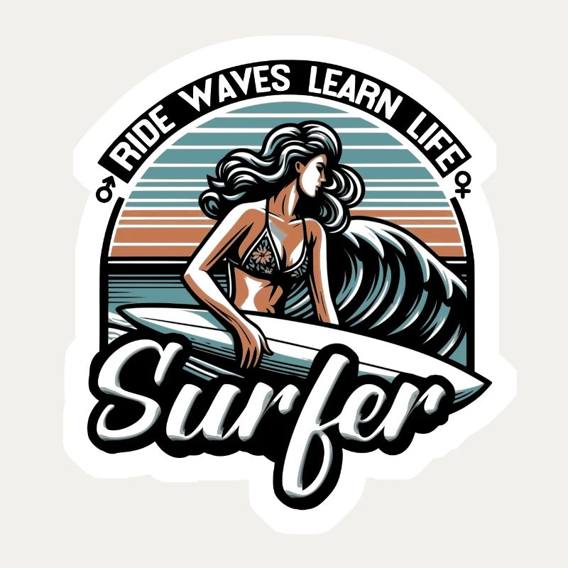 Ride Waves Learn Life