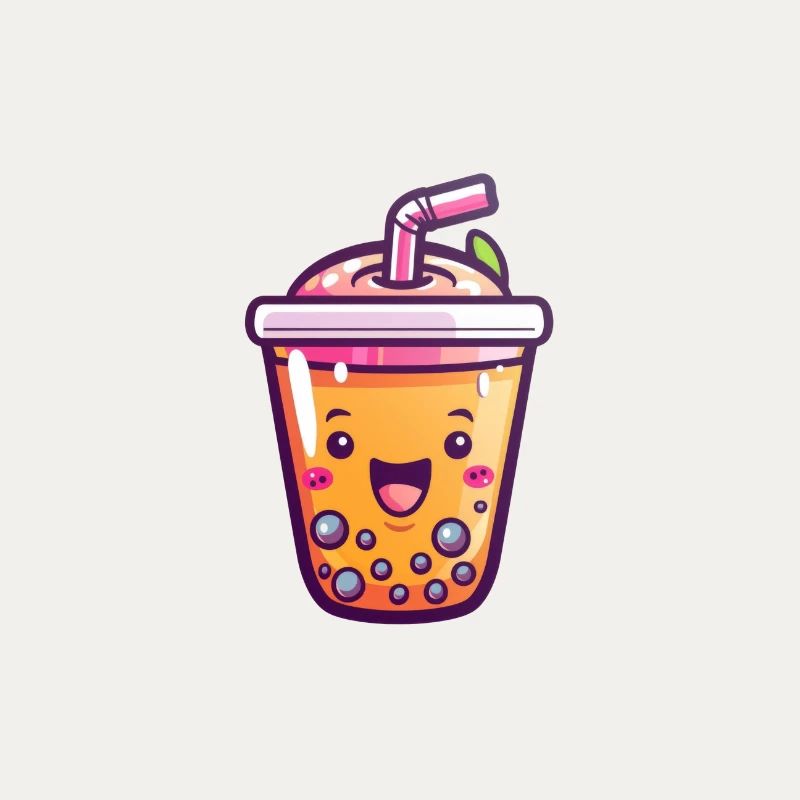 Fröhlicher Bubble Tea