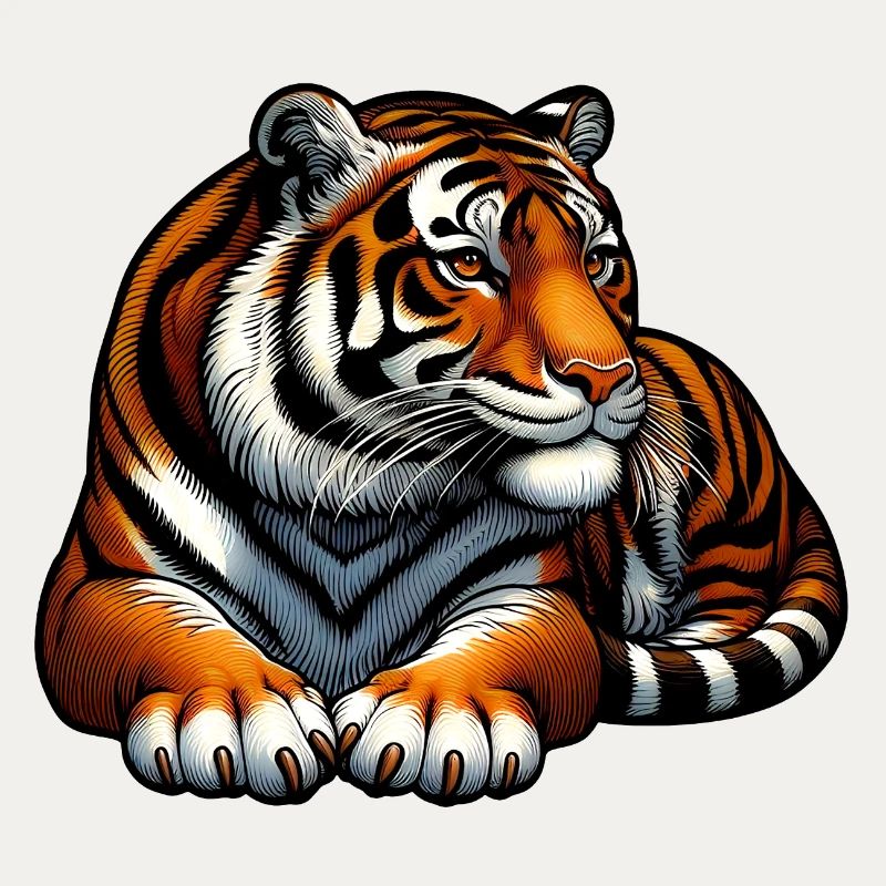 Tigre Gros Chat: Chat Géant!