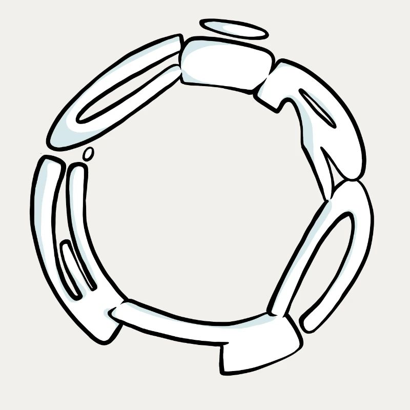 Graff Circle (Black & White)