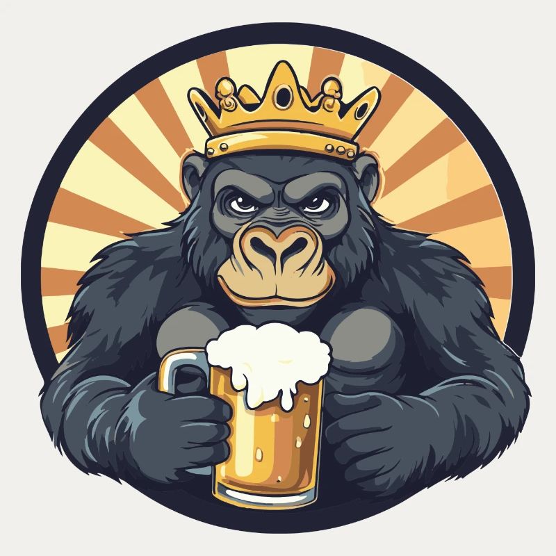 Gorilla Bier Comic
