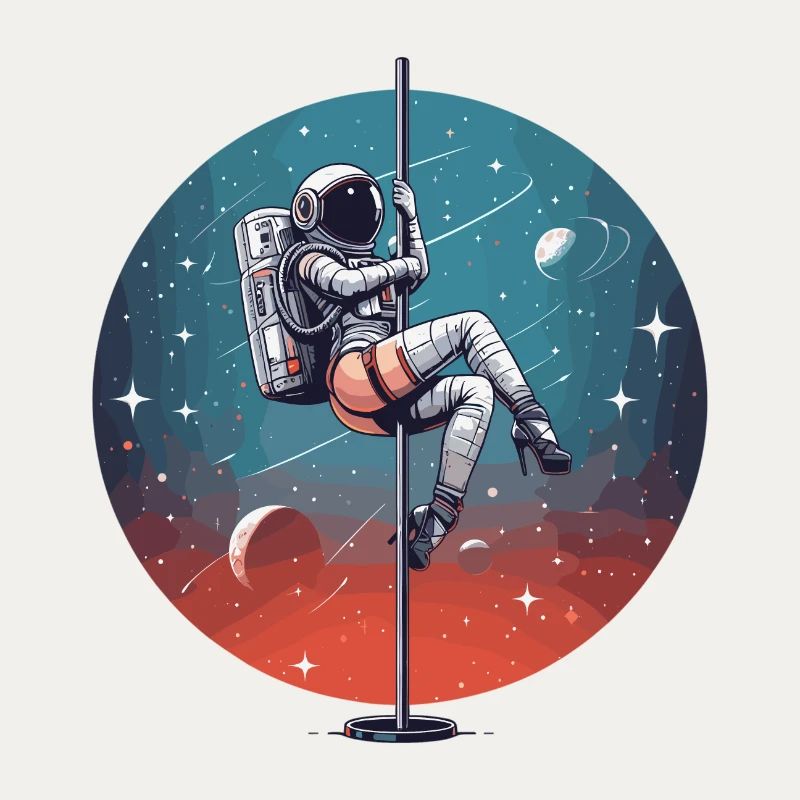 Pole Dance Astronaut Pole Dance Gift