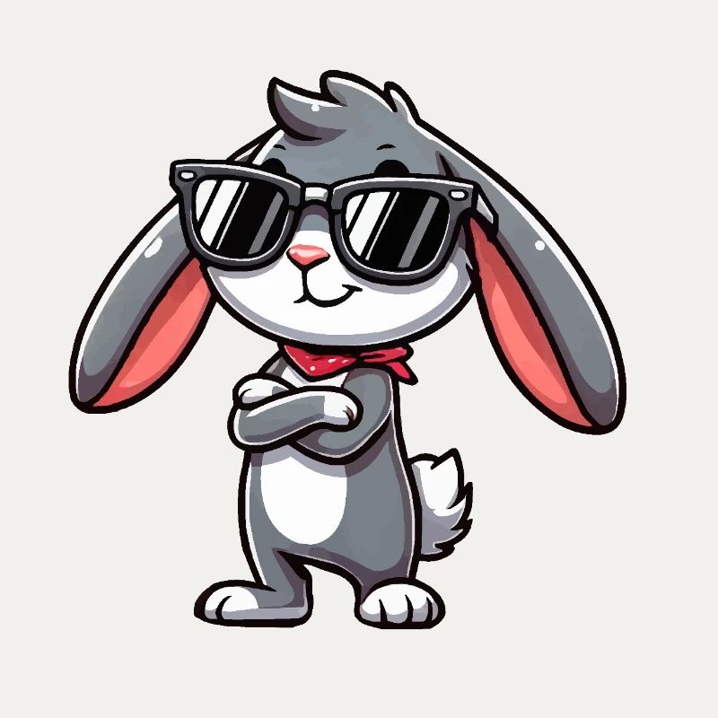 hase comic sonnenbrille