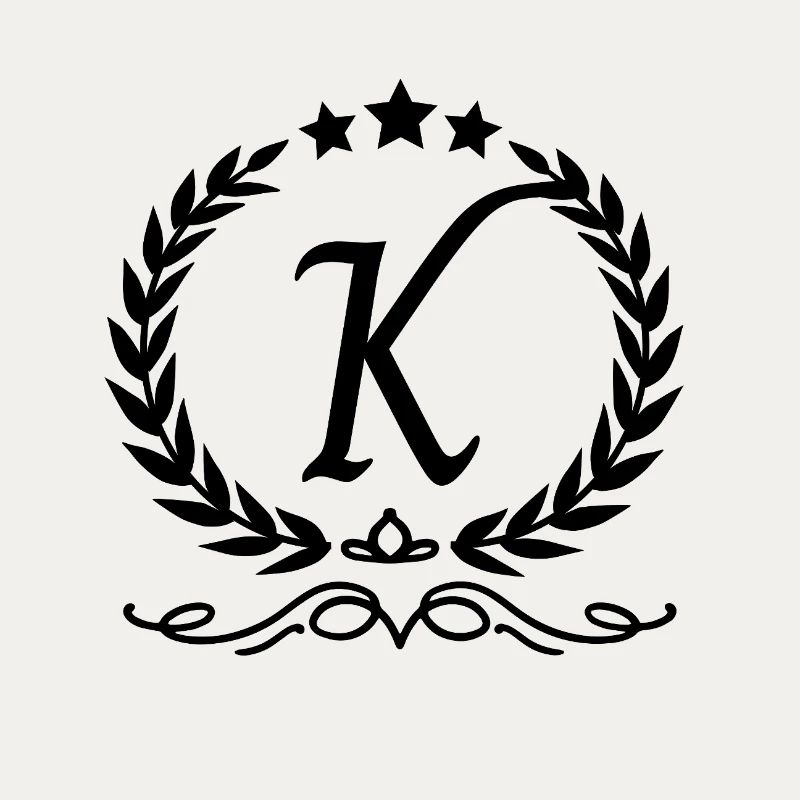 Buchstabe k Krone