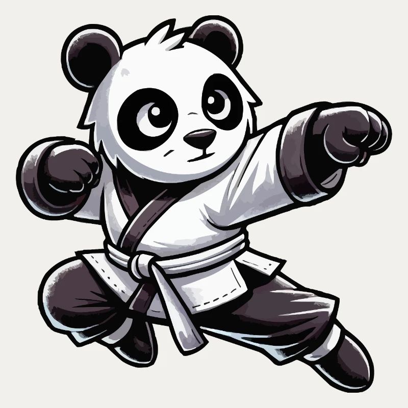 Panda Karate Comic