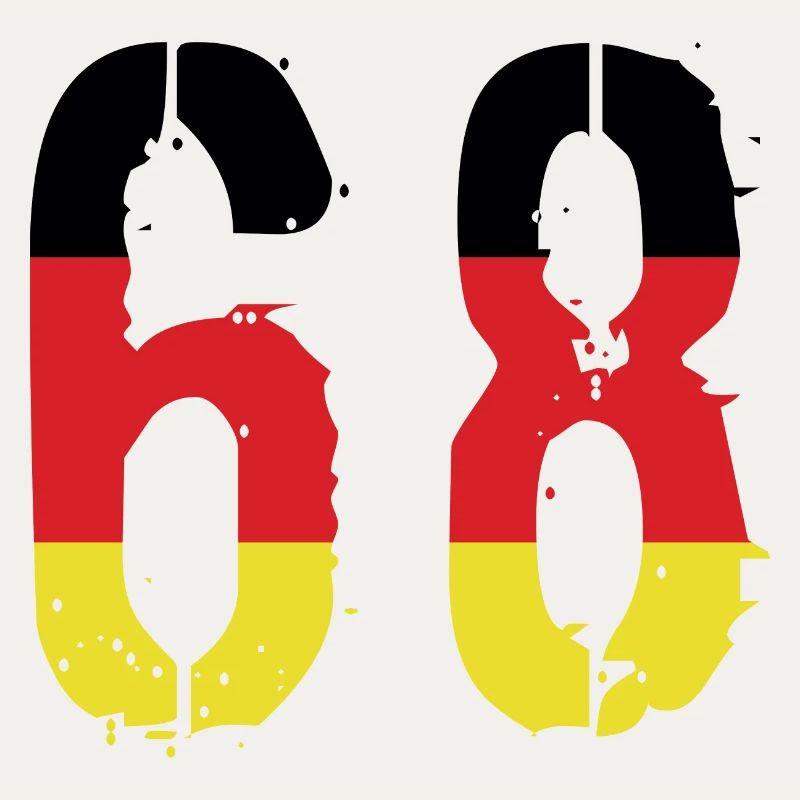 68 Number Germany Jersey