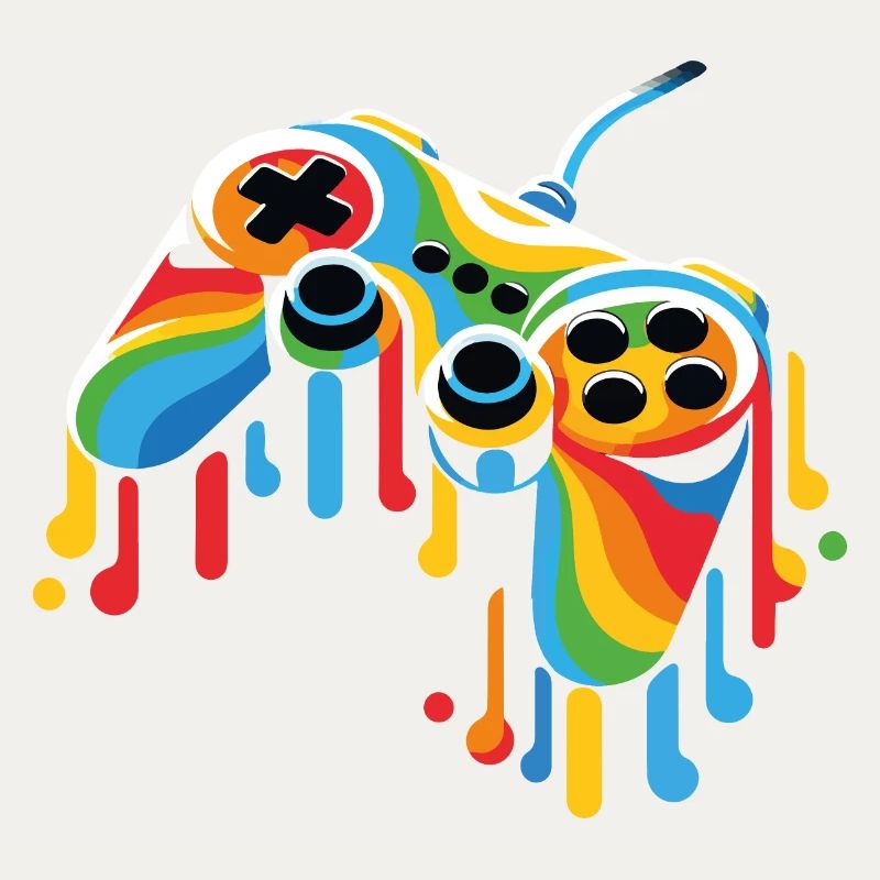 Schmelzender Gamecontroller