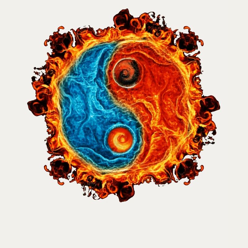 Yin Yang Eau Feu