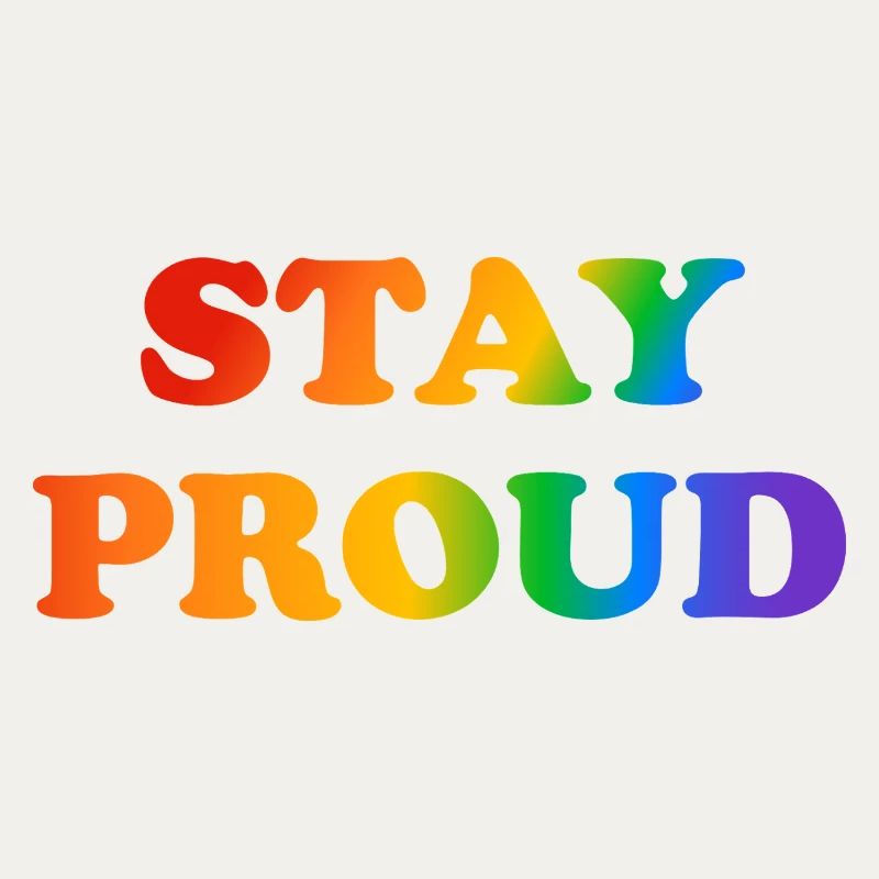 BLEIB STOLZ Regenbogen LGBT Pride