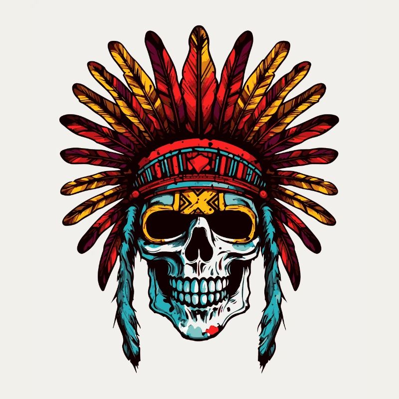 Crâne Apache Indien