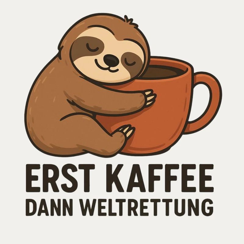First coffee, then saving the world