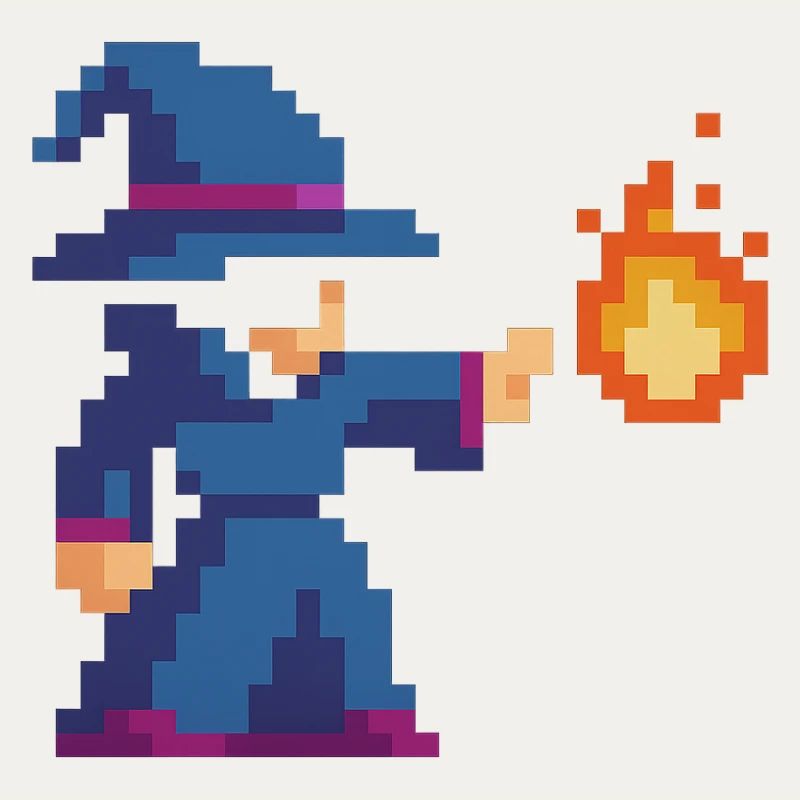 Pixel Wizard et Fire