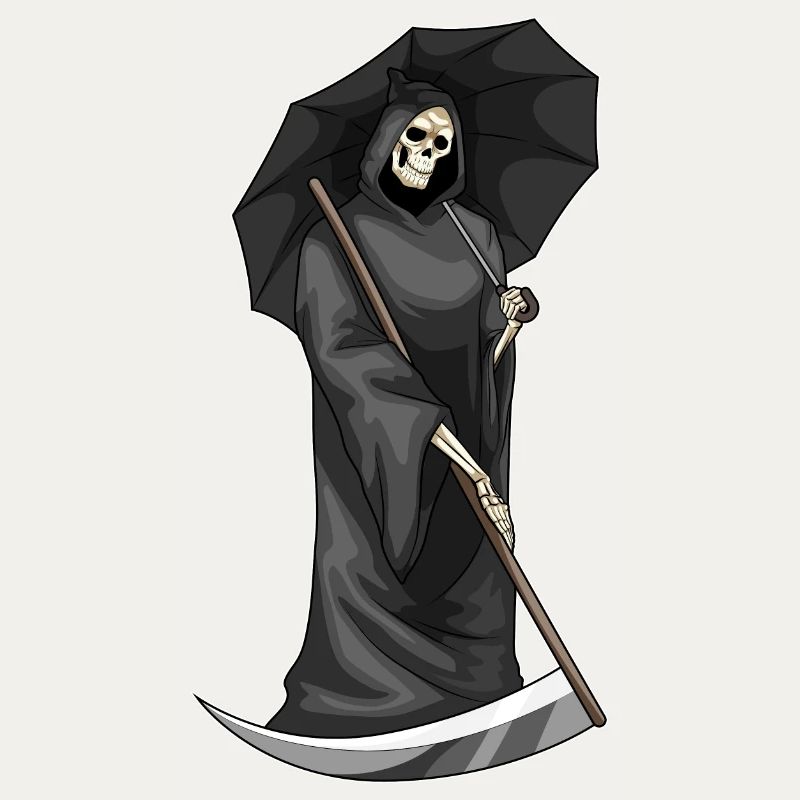 Sensemann Halloween Regenschirm