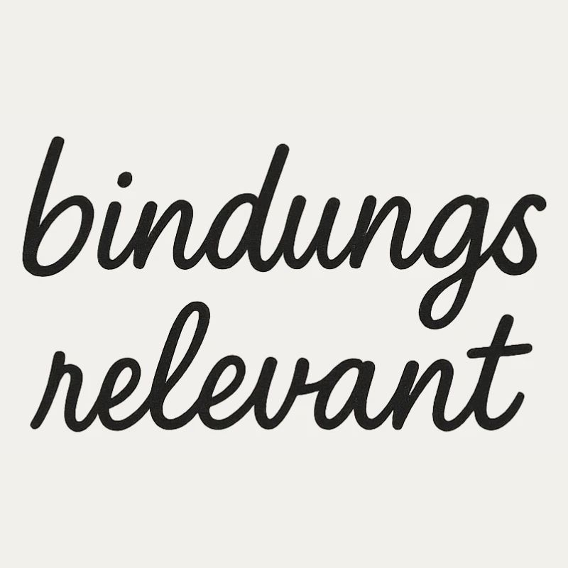 bindungsrelevant schwarz 