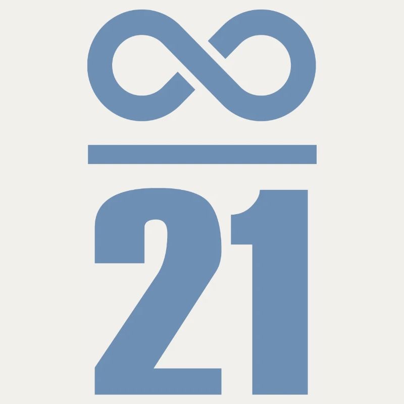 Infinite by 21 million Bitcoin