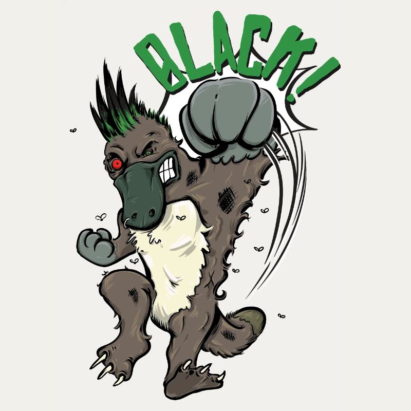 Fighting platypus