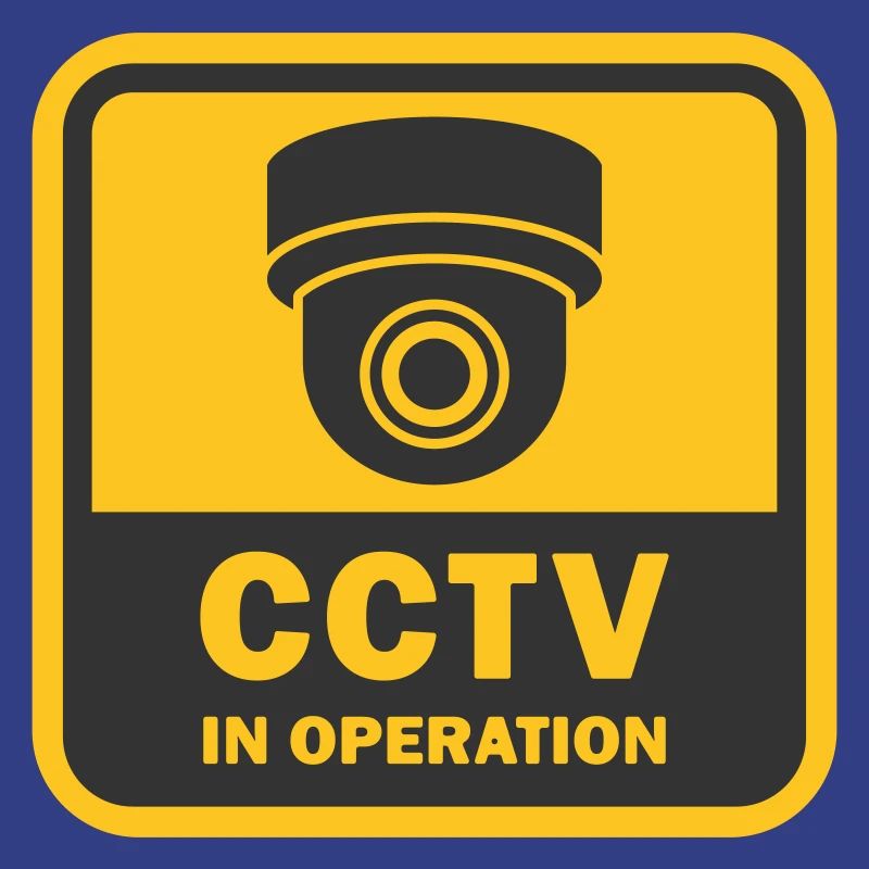 Security cameras in use symbol icon. Fixed CCTV ca