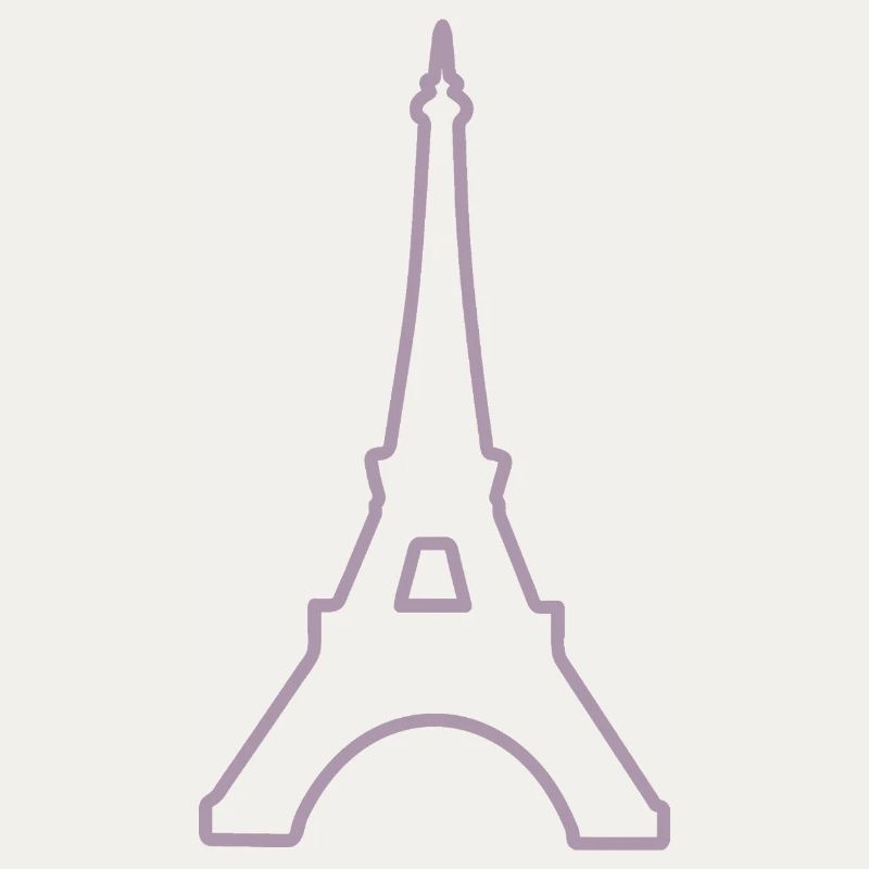 Tour Eiffel Paris monument minimaliste