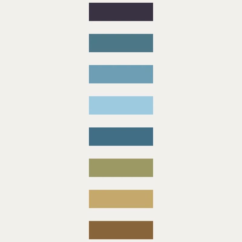 Nuances de brun bleu