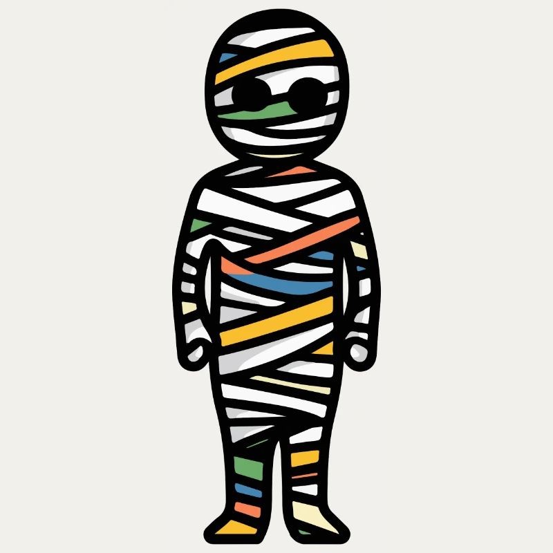 Mummy Halloween Comic