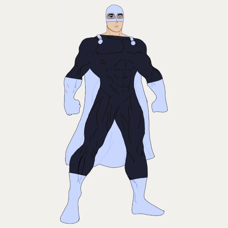 Sei ein Superheld! Seien Sie mutig!