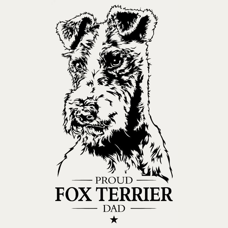 Fox Terrier Dad Hunde Hund Foxterrier Wilsigns