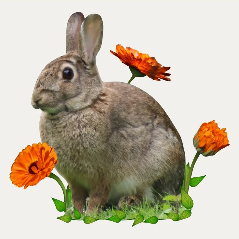 Rabbit Easter Calendula