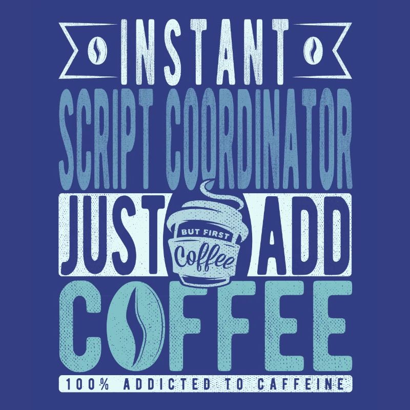 Café du coordinateur de script disant