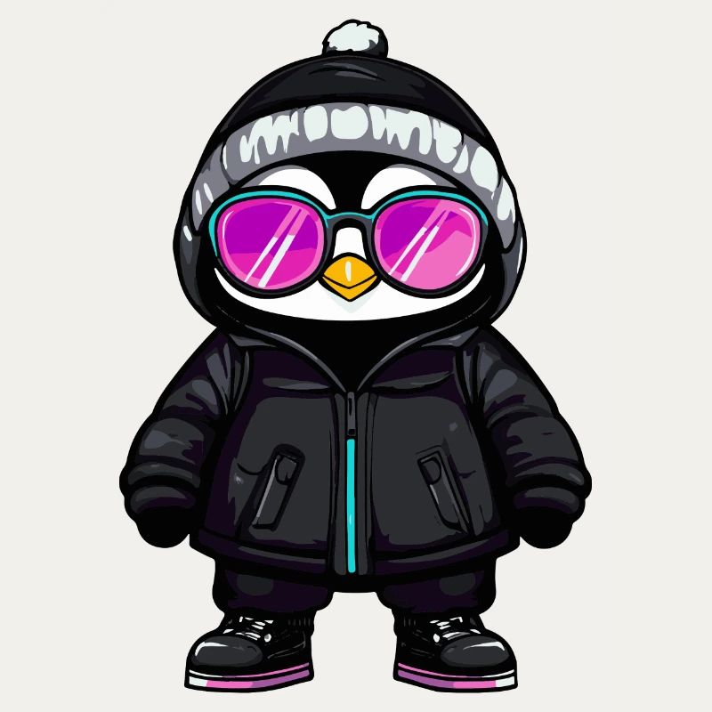 Pinguin Winter