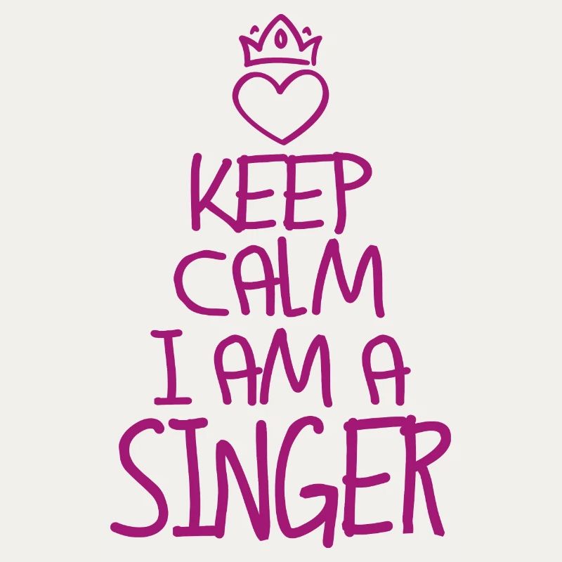 Keep Calm Singer Cool Singer Cadeau