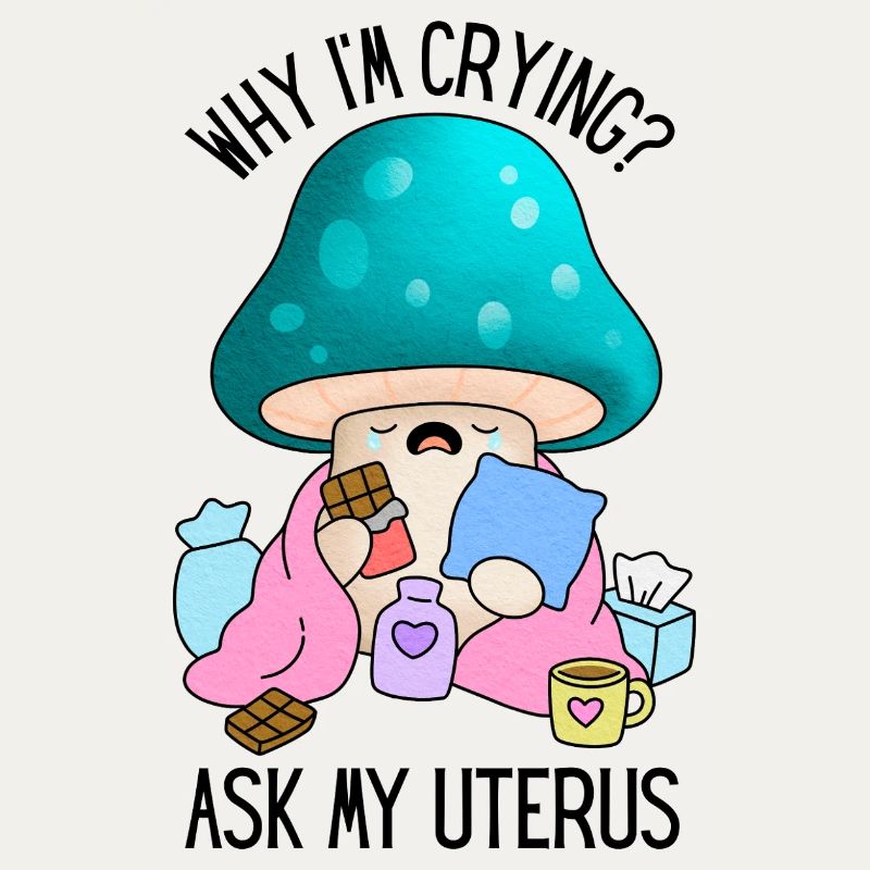 Lustiges Mädchen Problem Periode Kampf