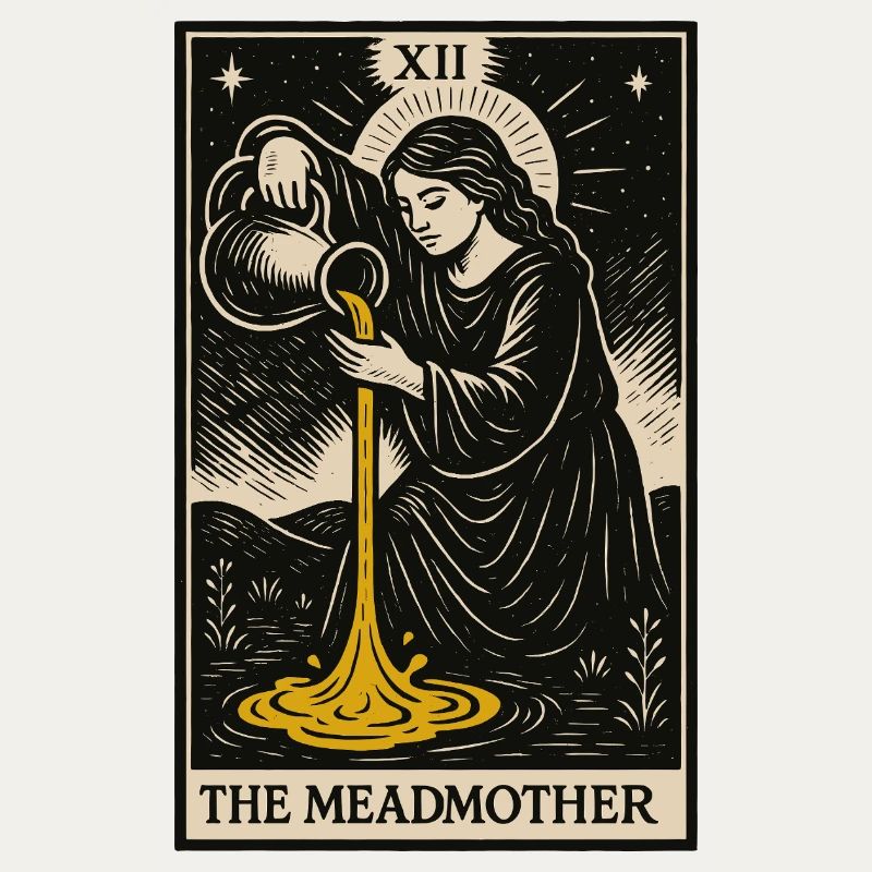Impression d’art de carte de tarot Meadmother