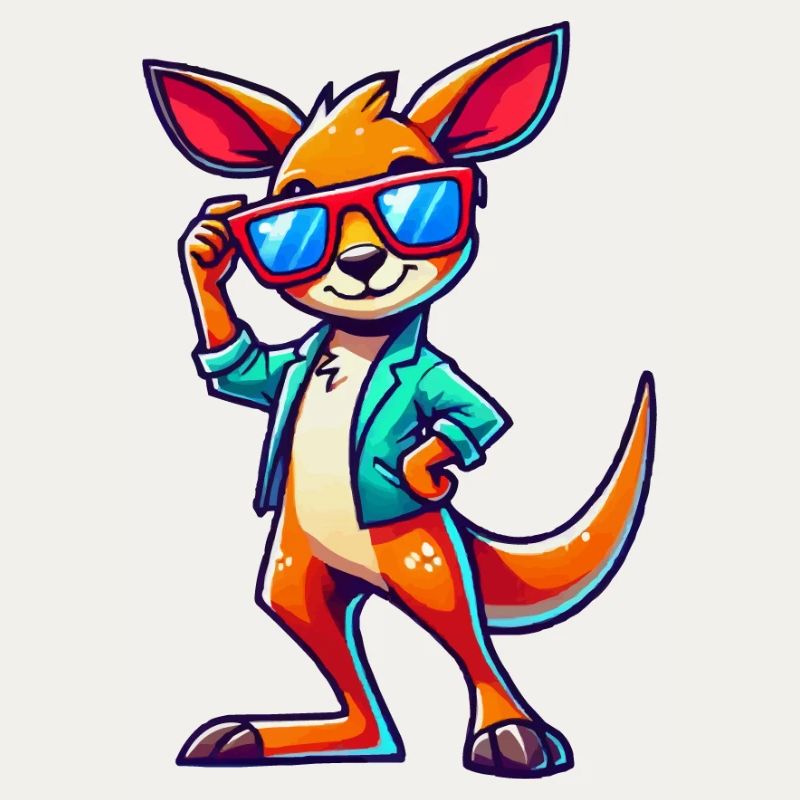 Kangaroo Comic Sonnenbrille