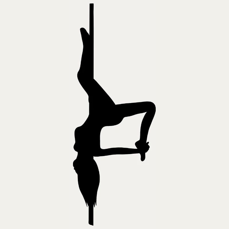 poledance figur schwarz