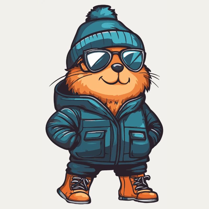 Biber Winter Comic