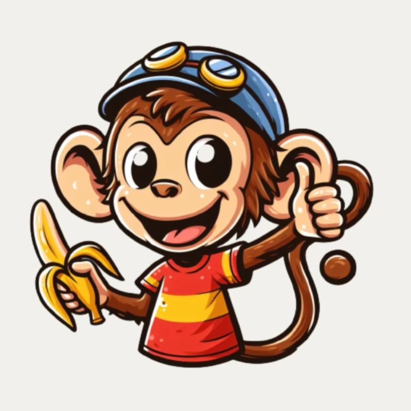 Cartoon Monkey 1