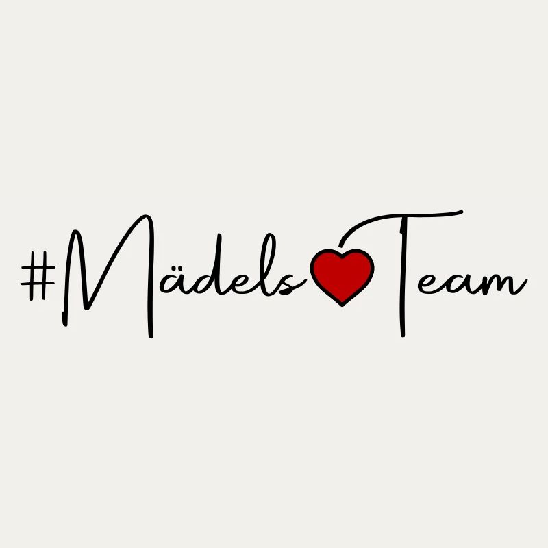 Mädels Team Herz